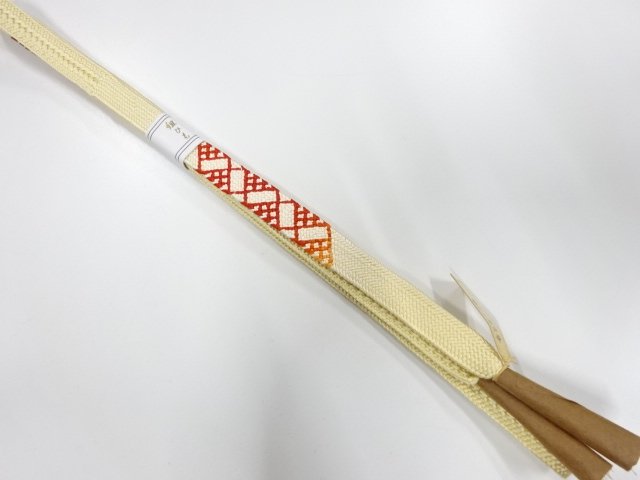 未使用品　正絹　高麗　手組帯締め